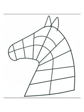 WIRE HORSE HEAD Wreath Frame heavy duty for Christmas or Country Western Decor